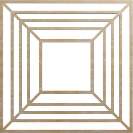 Ekena Millwork Raven Wood Fretwork Pierced Ceiling Medallion, Birch, 20"OD x 7 3/8"ID x 1/4"T CMWP20X20X0250RABI